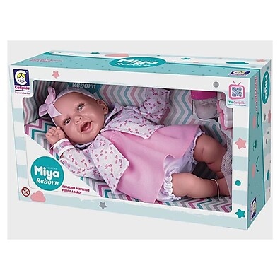 Boneca Bebê Miya Reborn – Realista e Fofa para Crianças