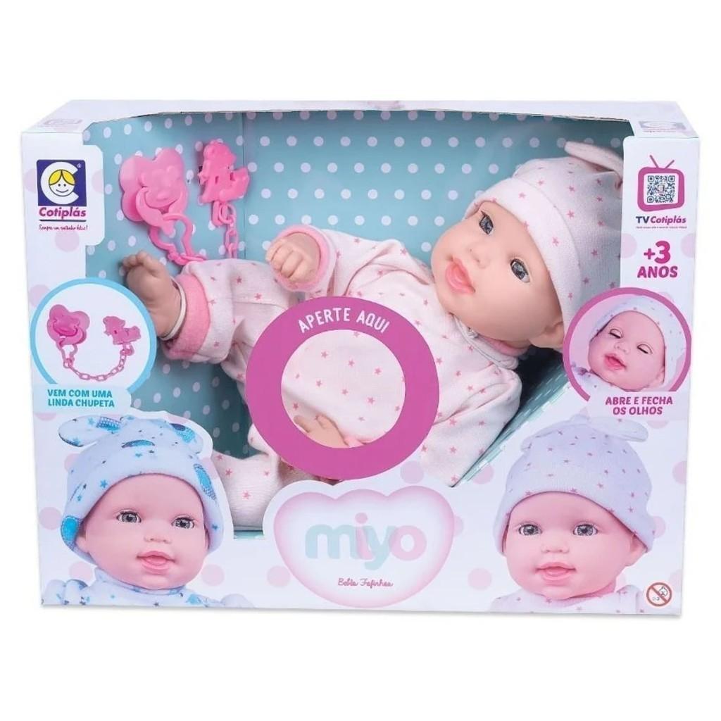 Boneca Miyo Cotiplás: A Companheira Ideal com Sons!