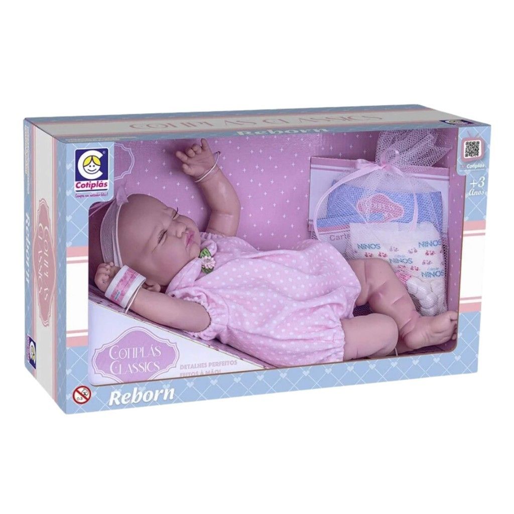 Boneca Reborn Cotiplás: Realismo e Ternura!