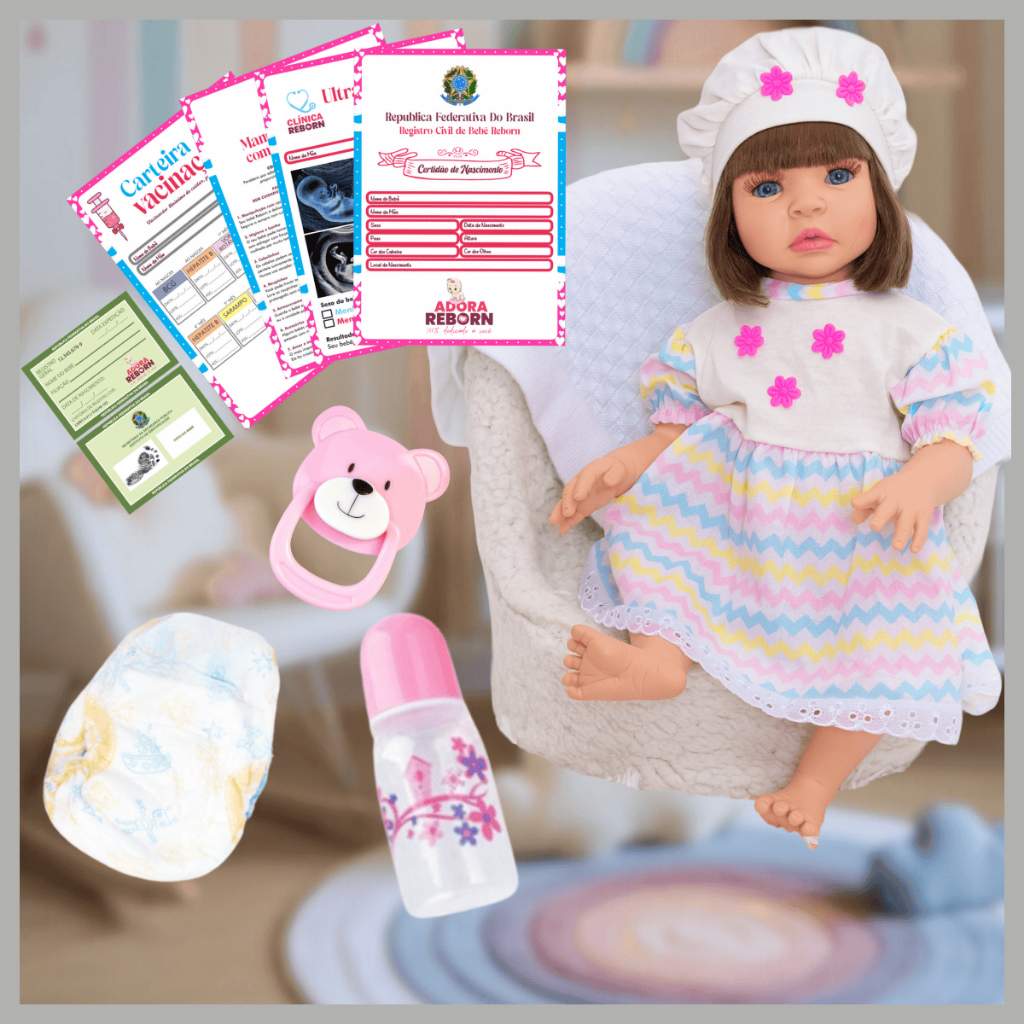 Boneca Reborn de Silicone: Banho e Realismo!