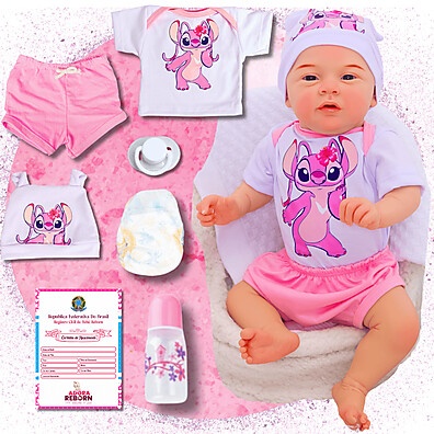 Boneca Reborn Mary: Realista e Que Toma Banho!