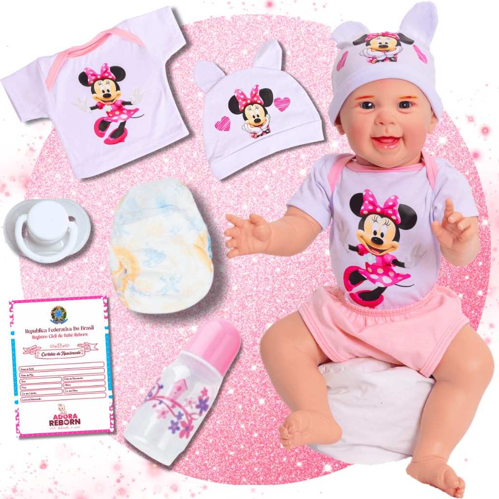 Boneca Reborn Silicone: Realismo e Banho!