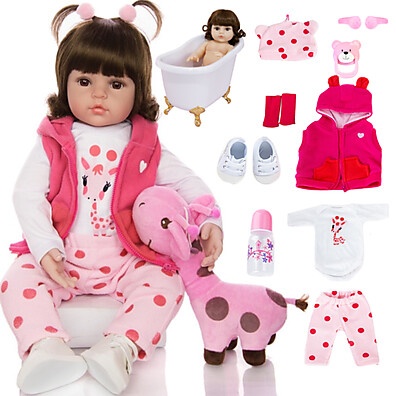 Boneca Reborn Silicone: Realista e Para Banho!