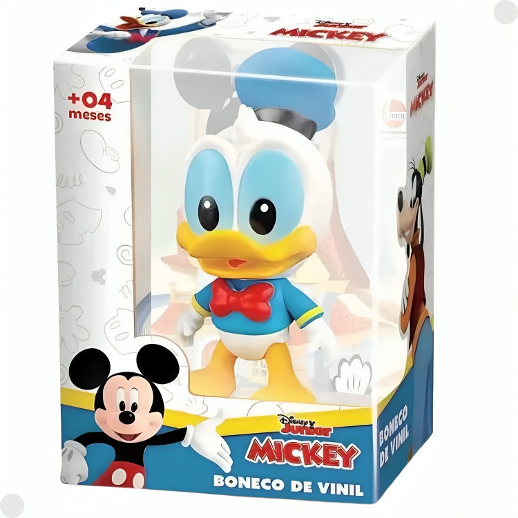 Boneco Baby Pato Donald 12cm - Vinil Articulado Disney