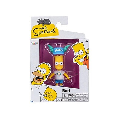 Boneco Bart (Fã do Krusty) 5cm - Os Simpsons