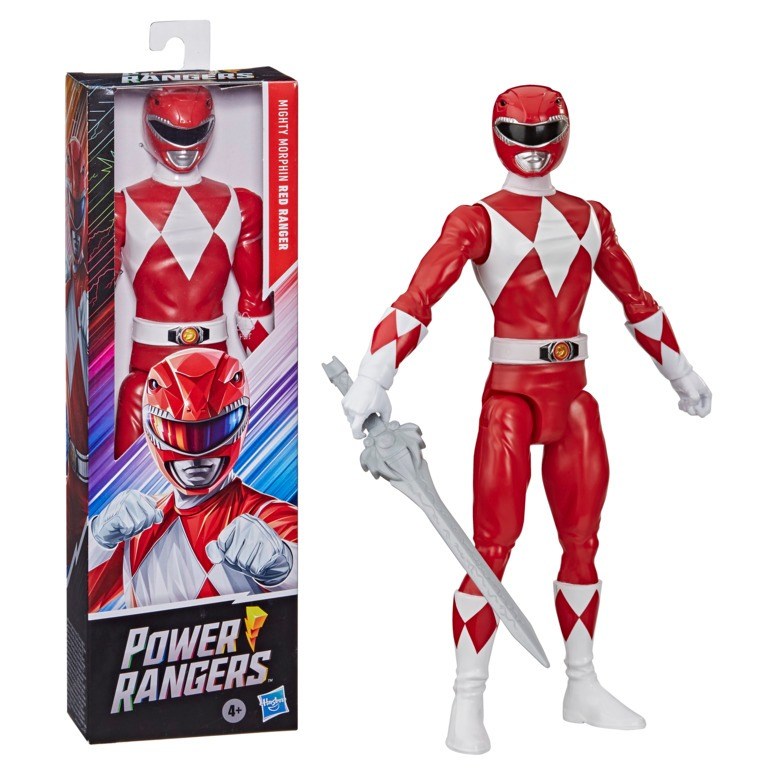 Boneco Power Ranger Vermelho Mighty Morphin: Ação e Aventura em Miniatura
