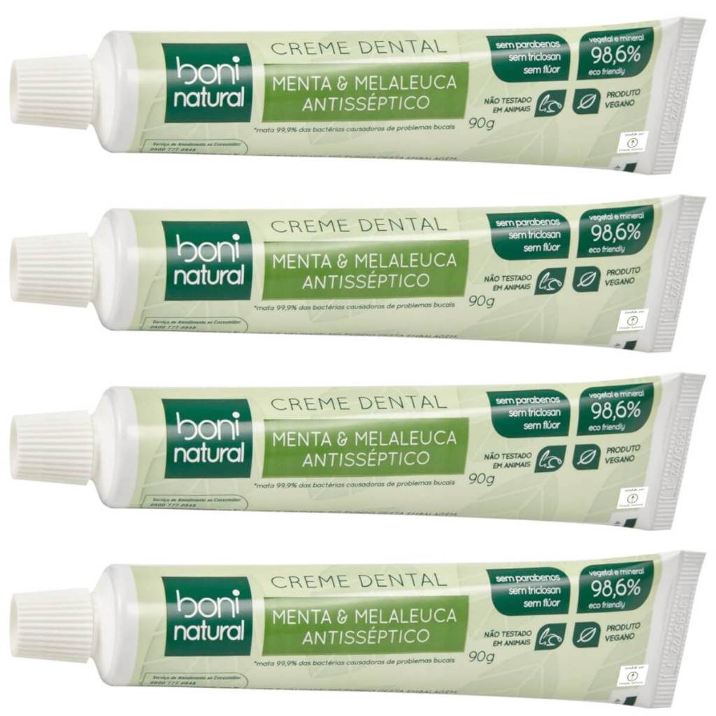 Boni Menta e Melaleuca: Sorriso Natural e Protegido!