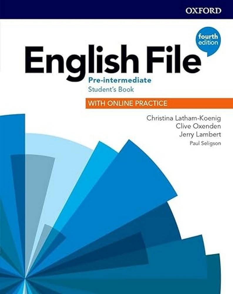English File Pre-Intermediate 4ª Edição: Desbloqueie Sua Fluência com o Student's Book e Prática Online