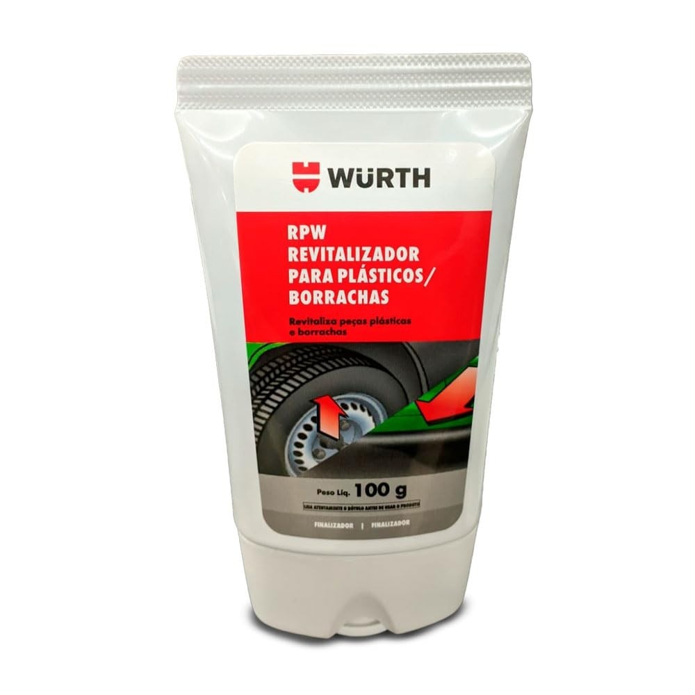 Revitalizador Plástico e Borracha Wurth RPW 100g: Restaure o Brilho do Seu Carro!