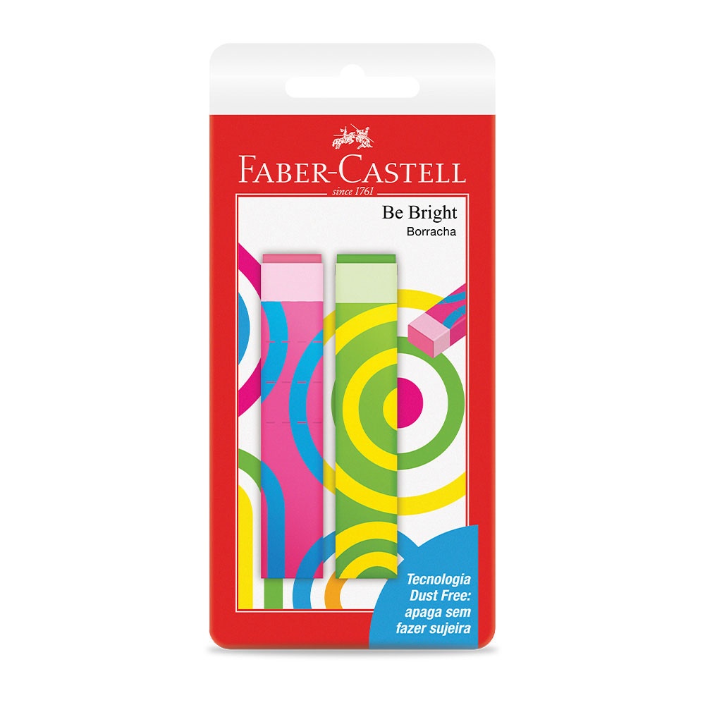 Borracha Be Bright Faber-Castell: Apague Sem Erro!