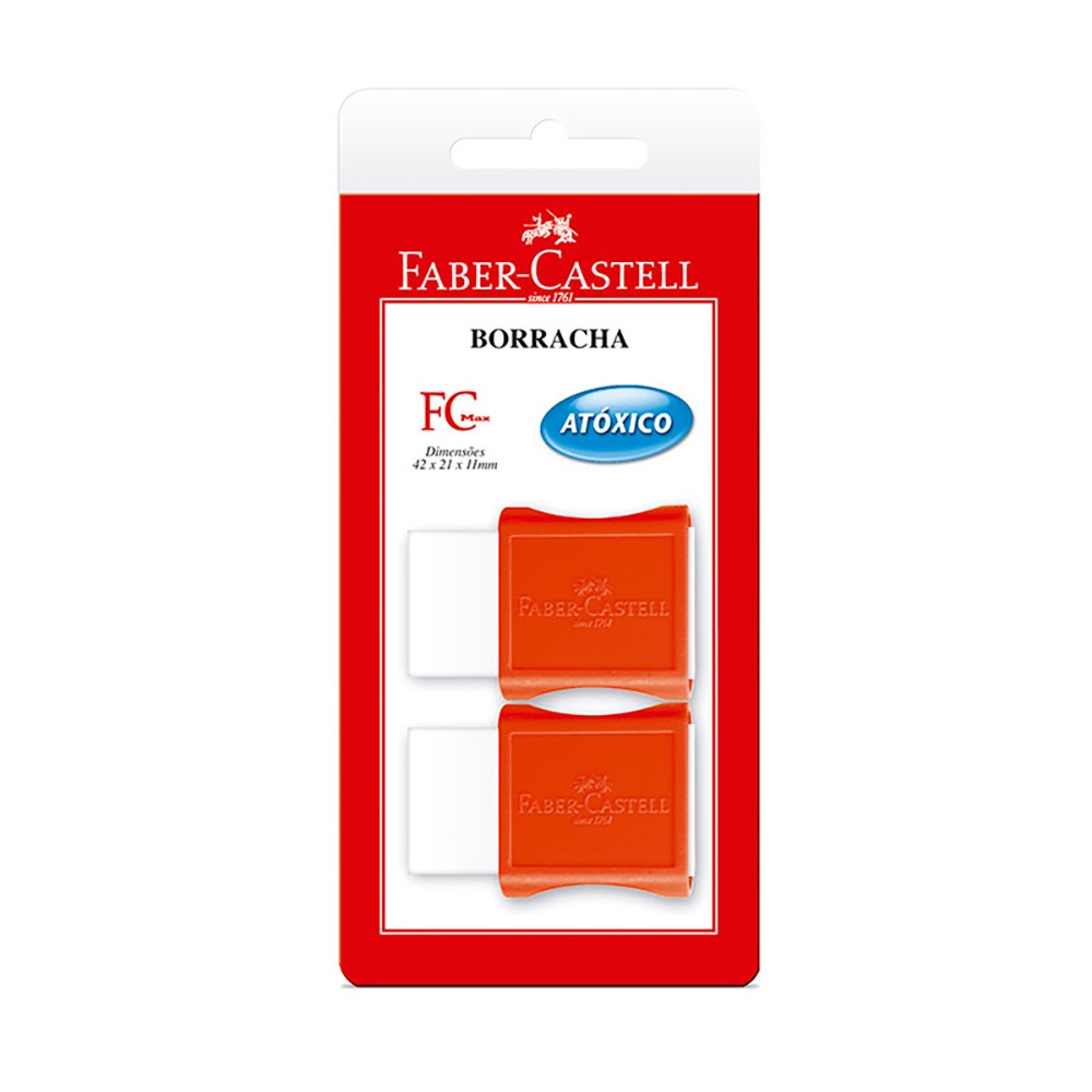 Borracha Faber-Castell Max: Apague Sem Esforço!
