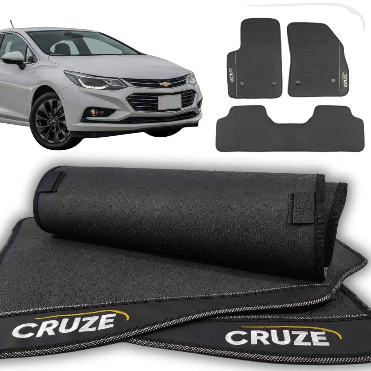 Tapete Borracha Chevrolet Cruze 2017: Proteção Total e Estilo Premium