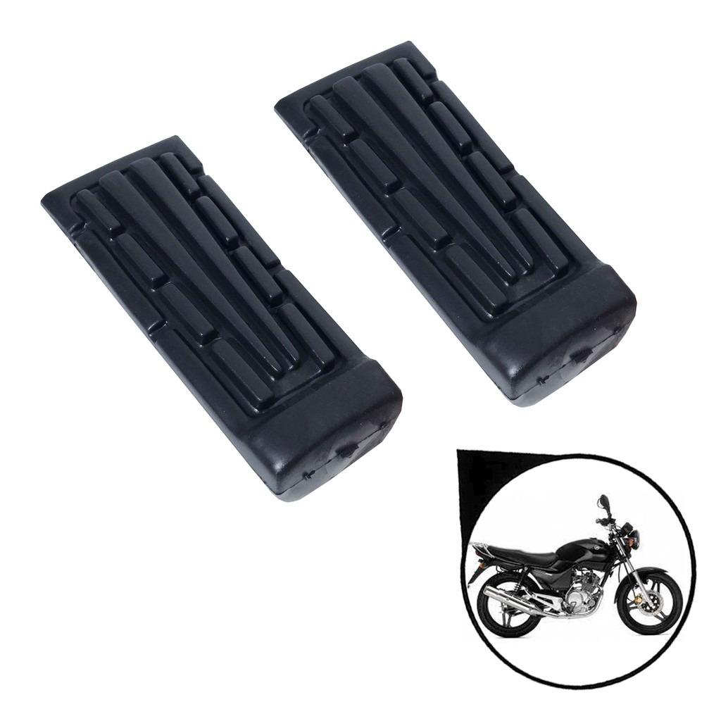 Borrachas Estribo Dianteiro Yamaha YBR 125 2003-2016