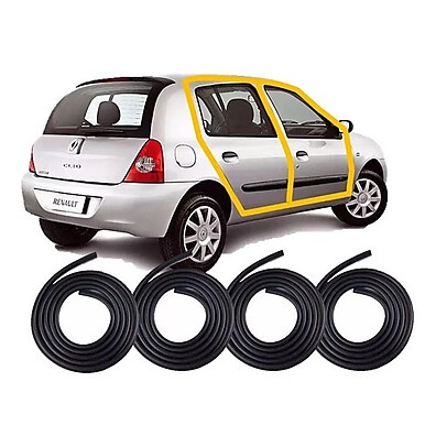 Borrachas Vedação Porta Clio: Kit Completo 4 Portas