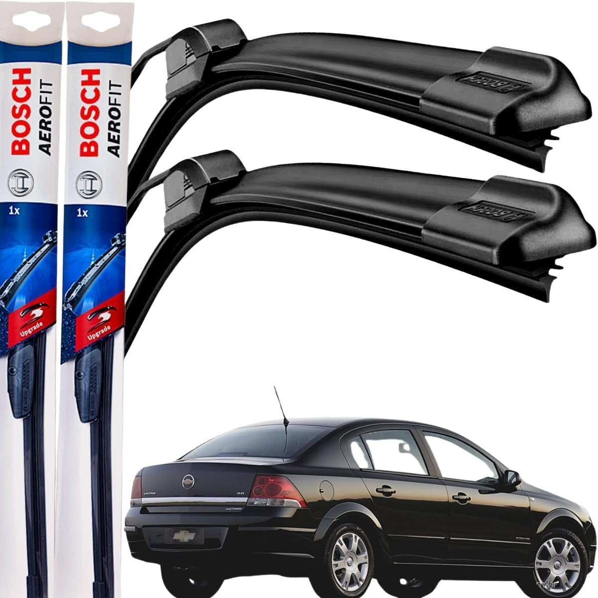 Palheta Limpador Parabrisa Bosch Aerofit Original GM Vectra 2006-2007 - Par Dianteiro