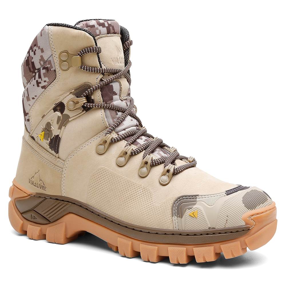 Bota Coturno Militar Couro CA: Conforto e Segurança para Aventuras