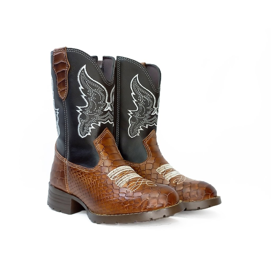 Bota Country Infantil Masculina Snake: Conforto e Estilo para Meninos
