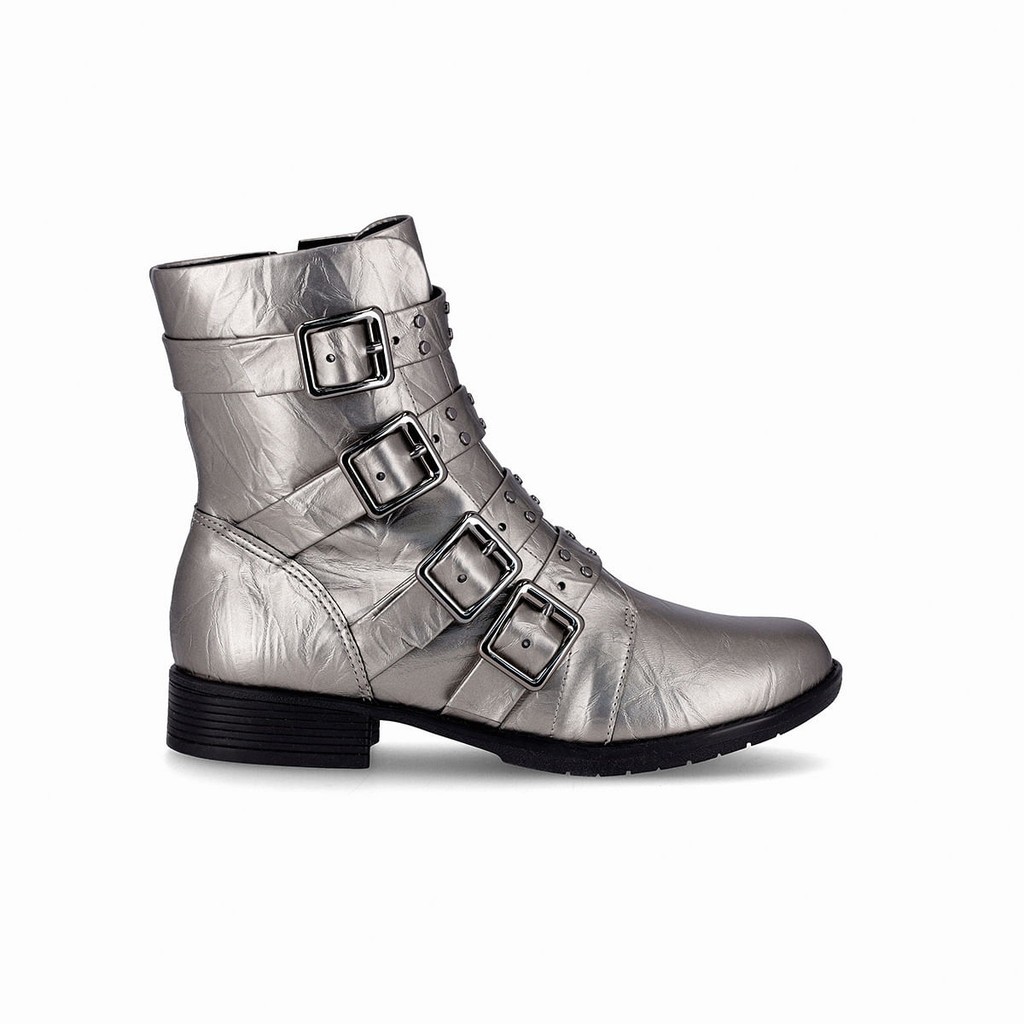 Bota Feminina Leci: Conforto e Estilo Pewter