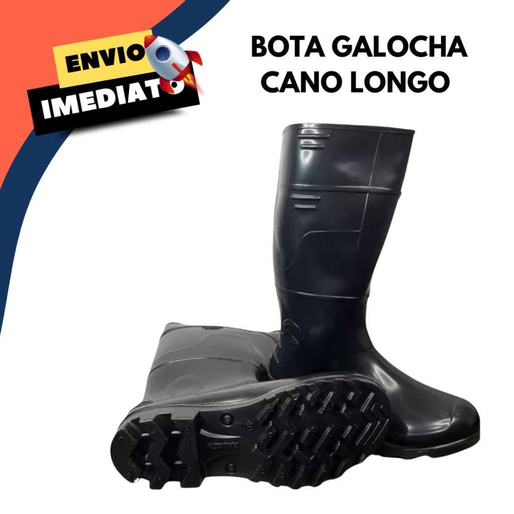 Bota Galocha PVC: Proteção Total para Trabalho Pesado