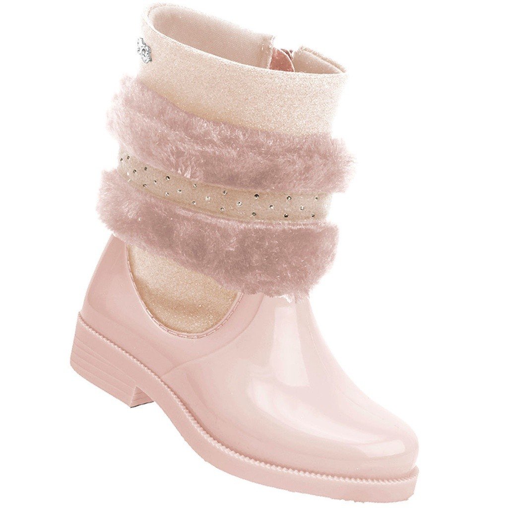 Bota Infantil Nude: Estilo 2 em 1!