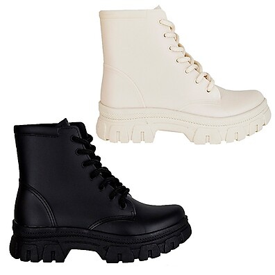 Bota Luelua Coturno Tratorado – Estilo e Conforto para Meninas