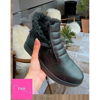 Bota Tênis Feminina com Lã 100% Forrada para Inverno