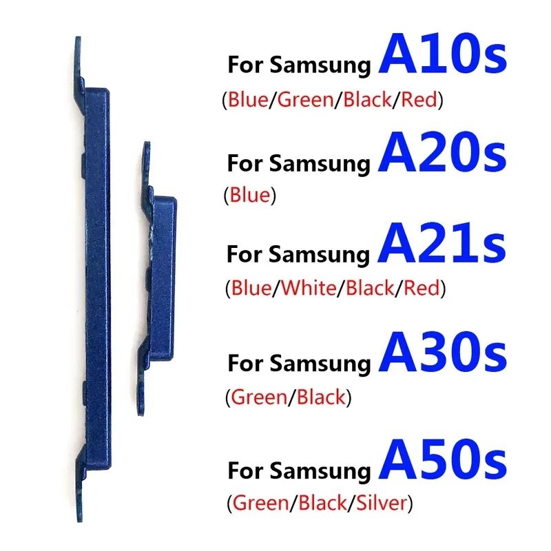 Botão Liga/Volume Samsung A10S/A50S - Peça de Reposição