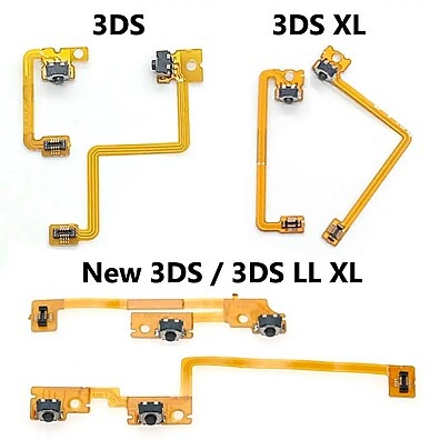 Botão L/R 3DS: Cabo Flex + Flat para Voltar a Jogar!