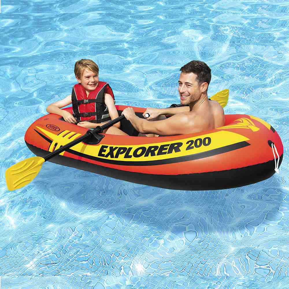 Bote Inflável Explorer 200 Intex: Diversão na Água!
