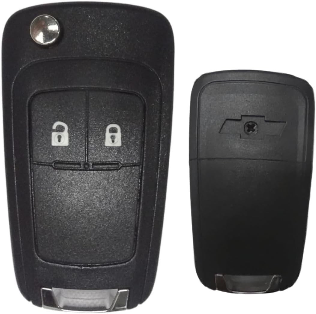 Chave Canivete Plástica 2 Botões para Chevrolet Onix, Cobalt, Cruze e Mais
