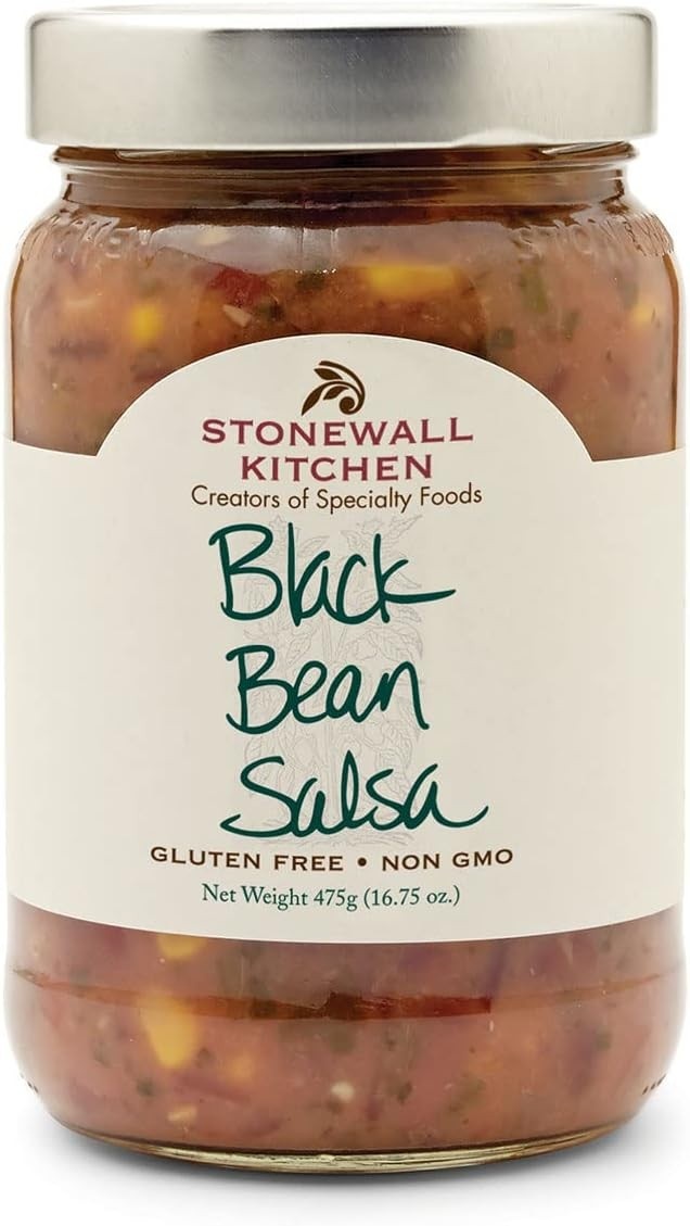 Stonewall Kitchen Black Bean Salsa, 16-Ounce Bottle (Pack of 3)