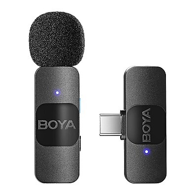Boya BY-V10: Microfone Lapela Sem Fio para Seu Conteúdo