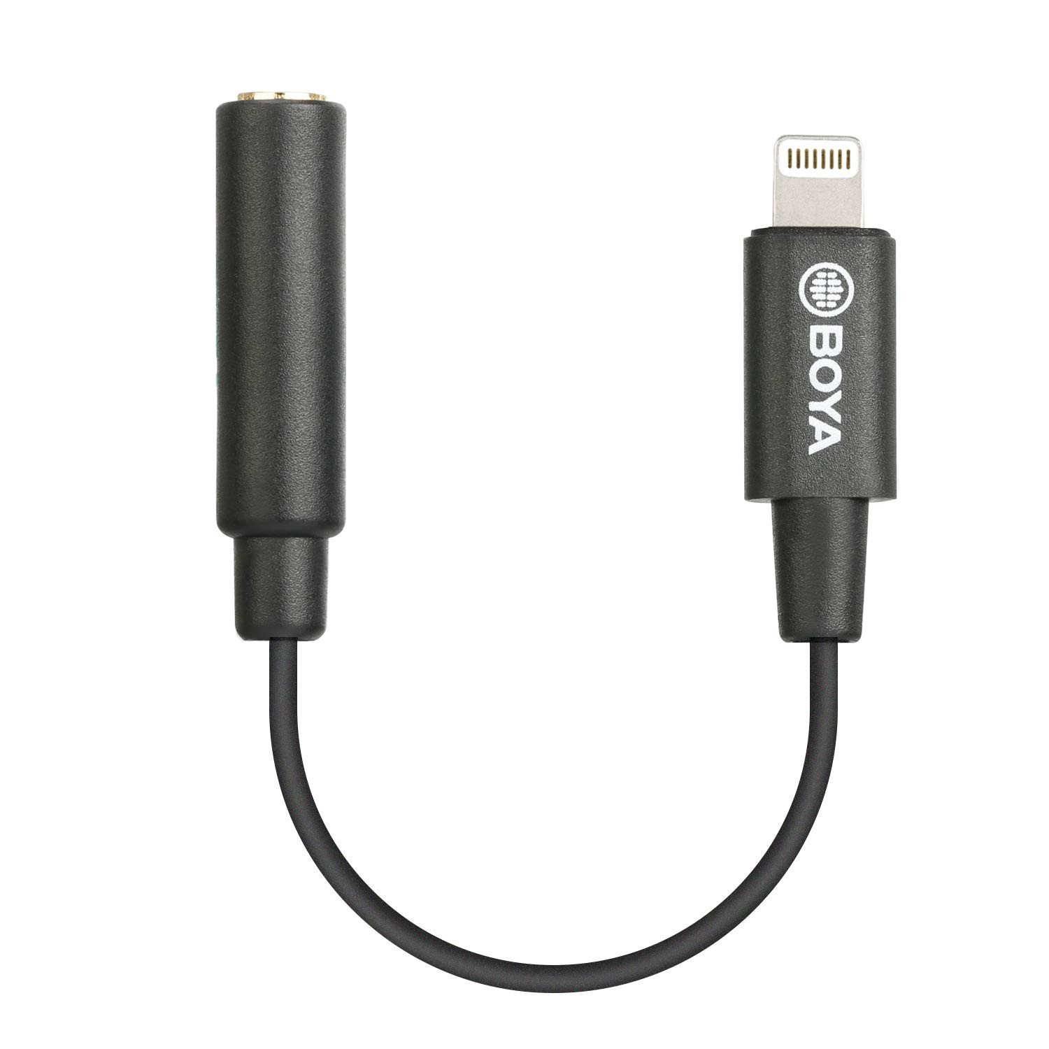Adaptador BOYA BY-K3: Microfone TRRS para iPhone Lightning MFi - Som Profissional!