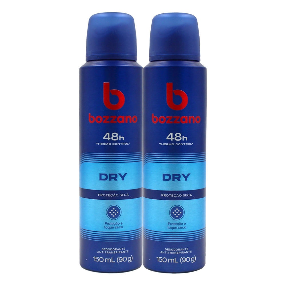 Bozzano Dry: Proteção Seca 48h para Homens