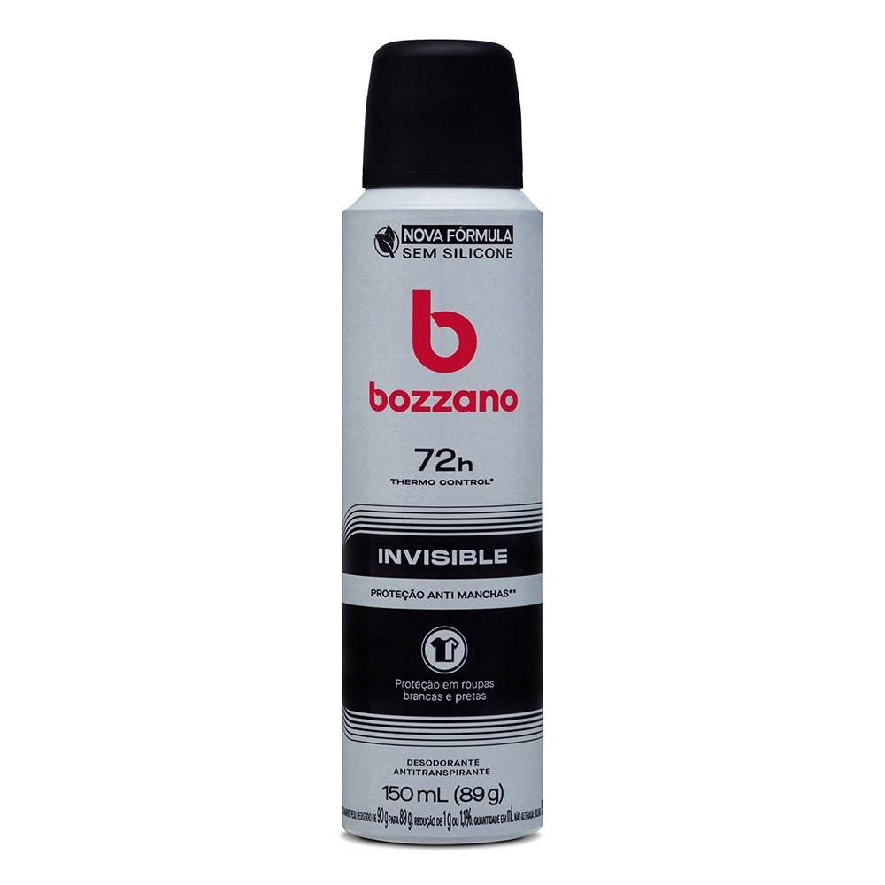 Bozzano Invisible: Proteção 48h Sem Manchas!