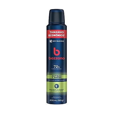Bozzano Men Antibac Fresh: 72h de Proteção