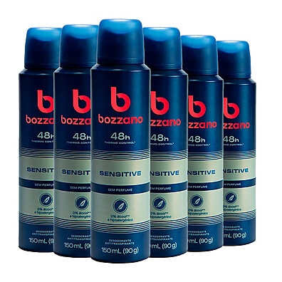 Bozzano Sem Perfume: Proteção 24h para Homens