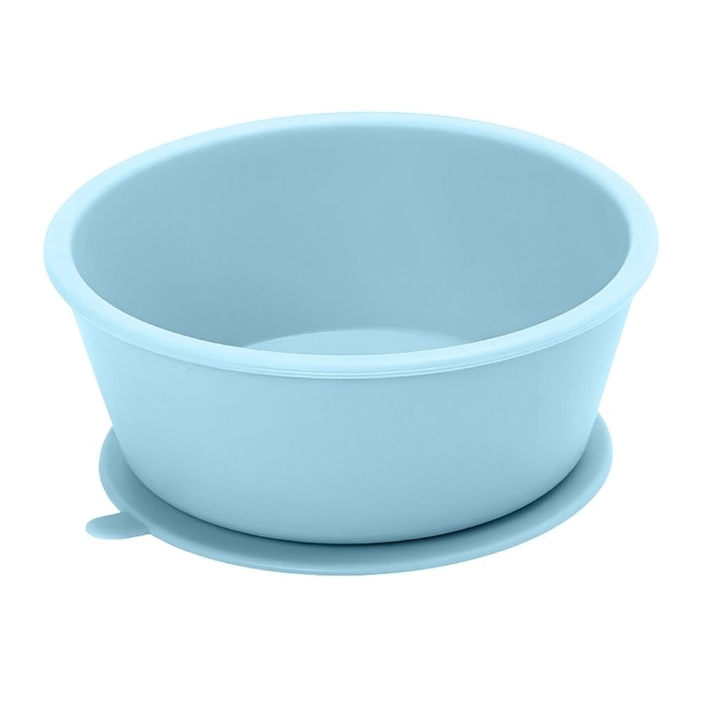Tigela de Silicone Redonda HOMELIFE NT-26 Azul - Segura, Prática e Livre de BPA para Bebês