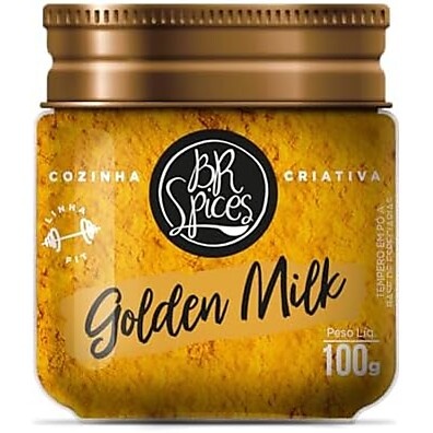 Golden Milk BR Spices: Curcuma e Bem-Estar 100g