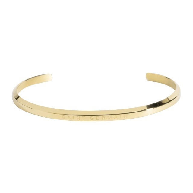 Bracelete Dourado Saint Germain: Elegância em Aço