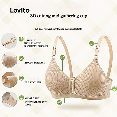 Bralette Lovito: Conforto e Estilo em Malha
