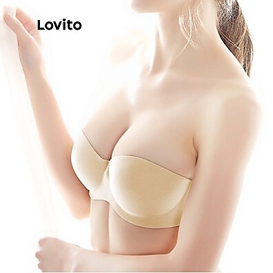 Bralette Lovito Sem Alças: Conforto e Elegância