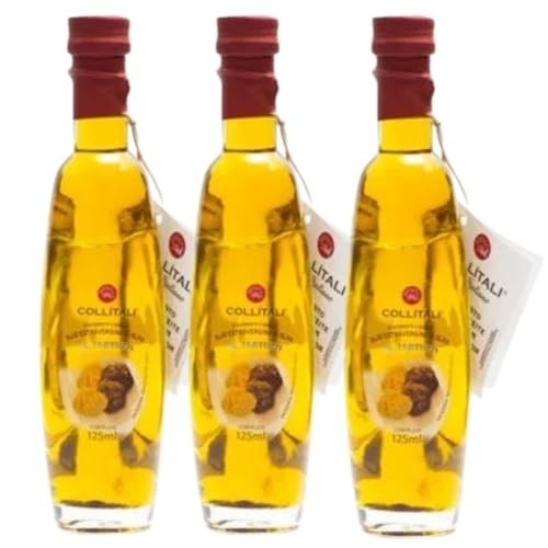 Kit 3 Azeites Collítali Trufa Negra e Trufa Branca 125ml