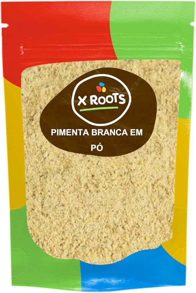 Pimenta Branca em Pó Importada 100% Pura 500gr - X Roots