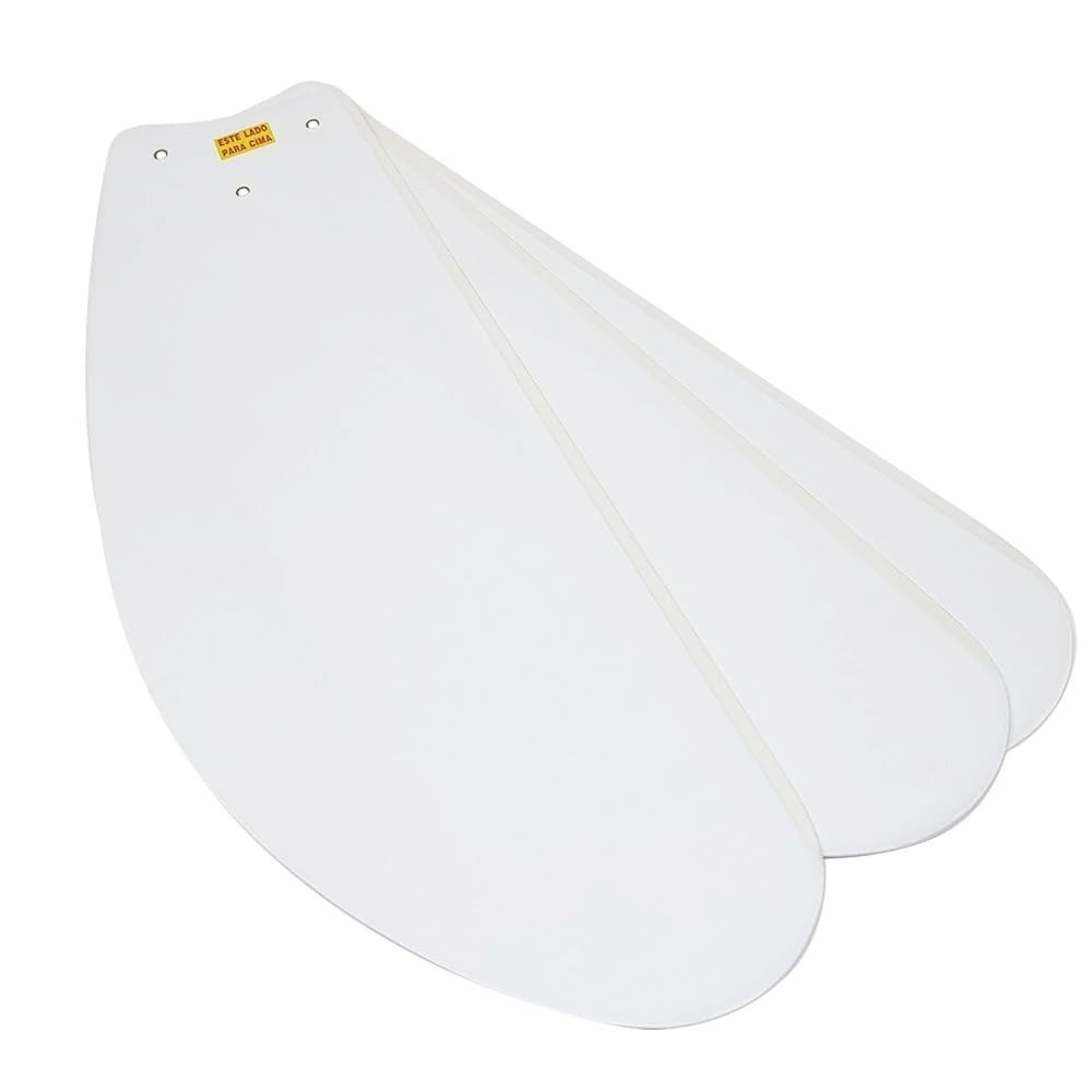 Pás Brancas para Ventilador de Teto Venti-Delta - 3 Lâminas em MDF Premium
