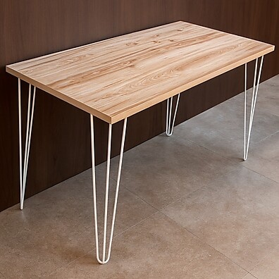 Pés de Mesa Hairpin Legs 80cm: Kit 4 Branco