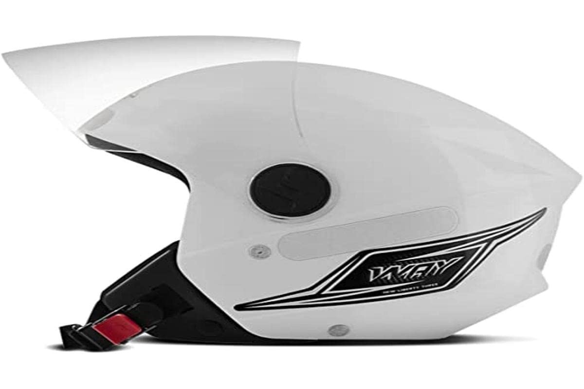 Capacete Mixs Way Aberto 58 Branco: Segurança e Estilo para Sua Pilotagem