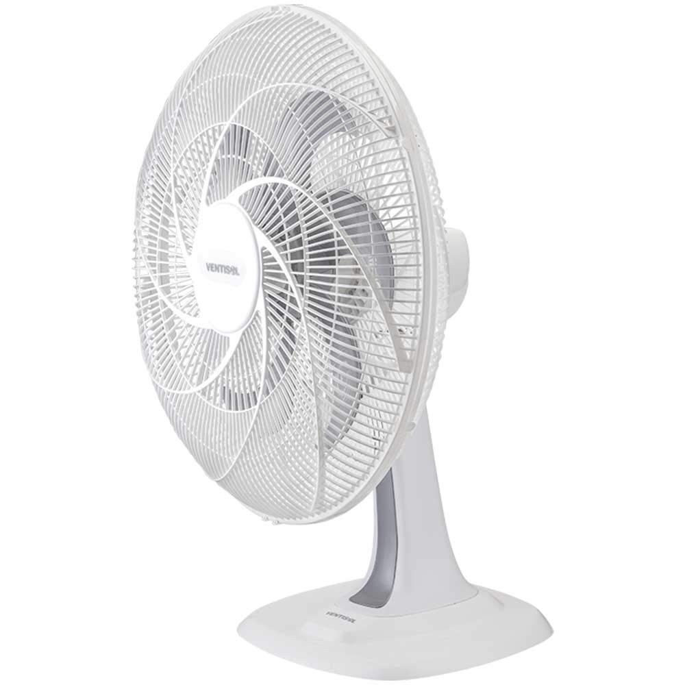 Ventilador de Mesa Oscilante 50cm com 6 Pás Premium - Ventisol Turbo Branco 127V