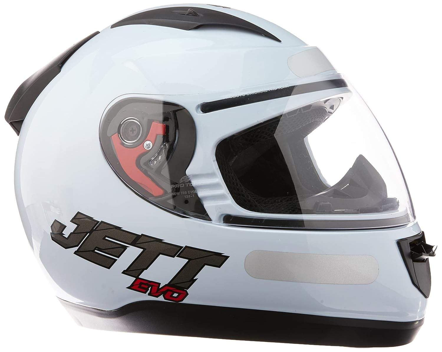 Capacete Fechado Pro Tork Jett Evo Line Solid Branco Brilhante - Segurança e Estilo para Você!