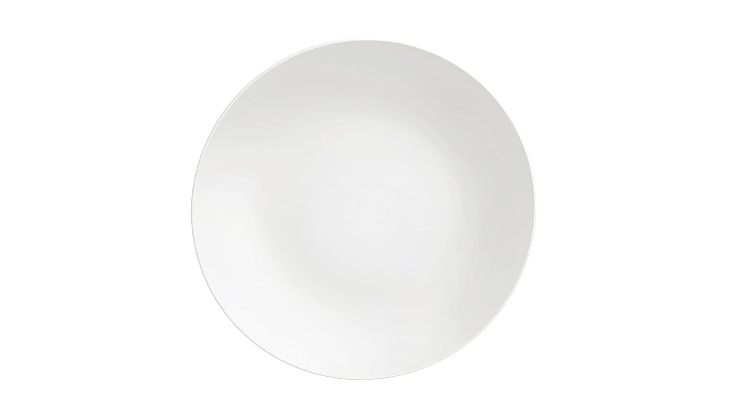 Prato Raso Tramontina Jacqueline 25cm em Porcelana Premium - Borda Reforçada e Brancura Excepcional
